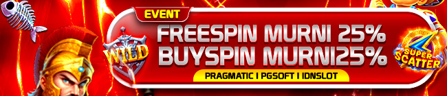 EVENT SLOT FREESPIN MURNI 25% BUY FREESPIN 25%